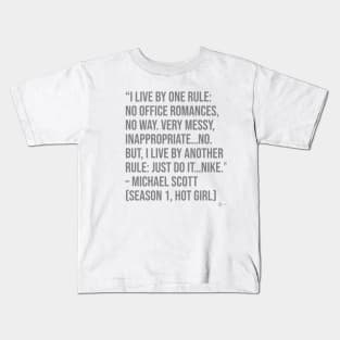 the office funny quote Kids T-Shirt